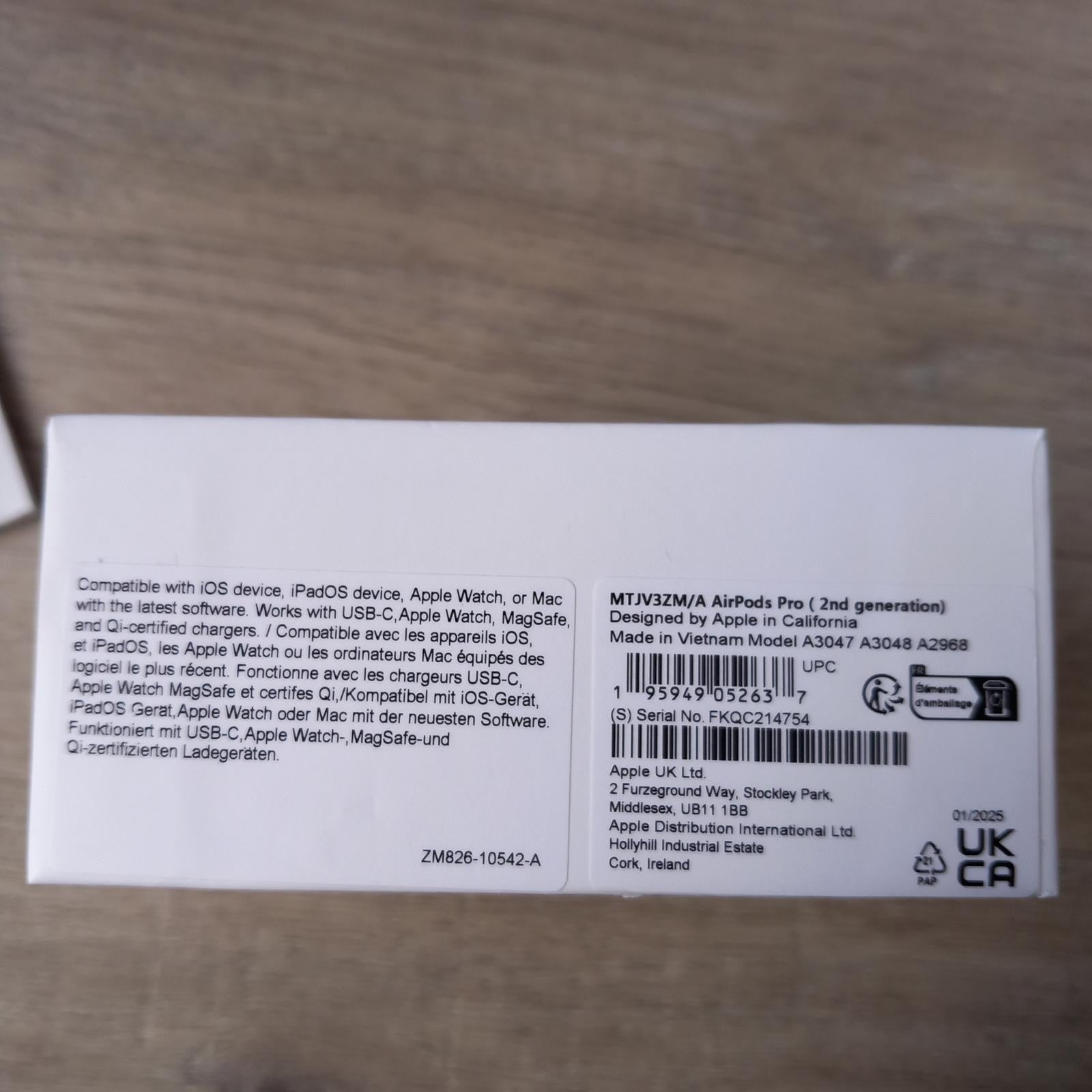 Airpods pro 2 met noise canceling